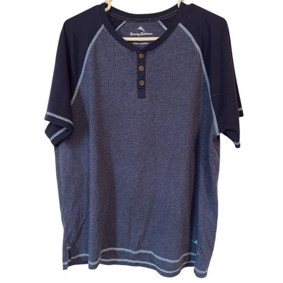 🌹Tommy Bahama Henley Shirt - Picture 1 of 5
